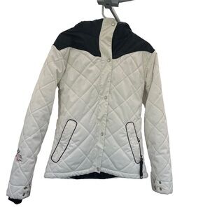 Ride‎ snowboards cell five puffer snow ski jacket warm, ties and secure pockets